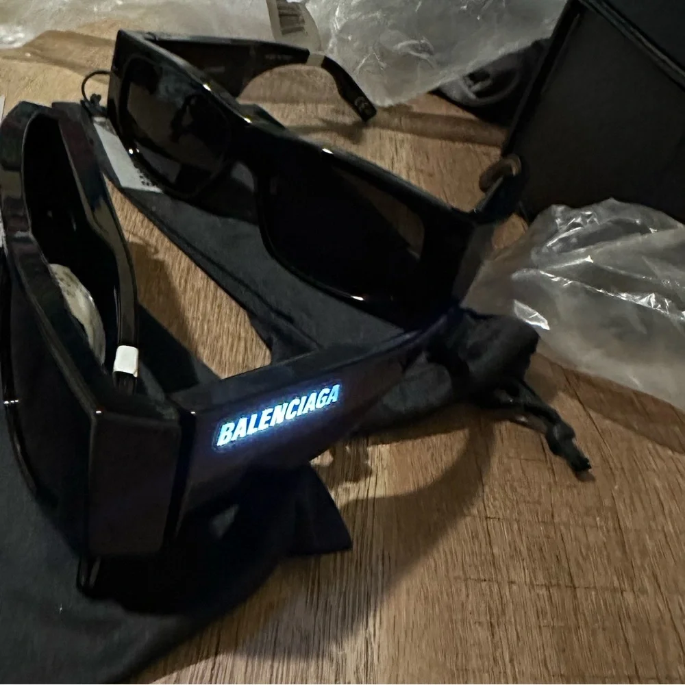 100% AUTHENTIC LED BALENCIAGA GLASSES never been worn before.. only 3 left